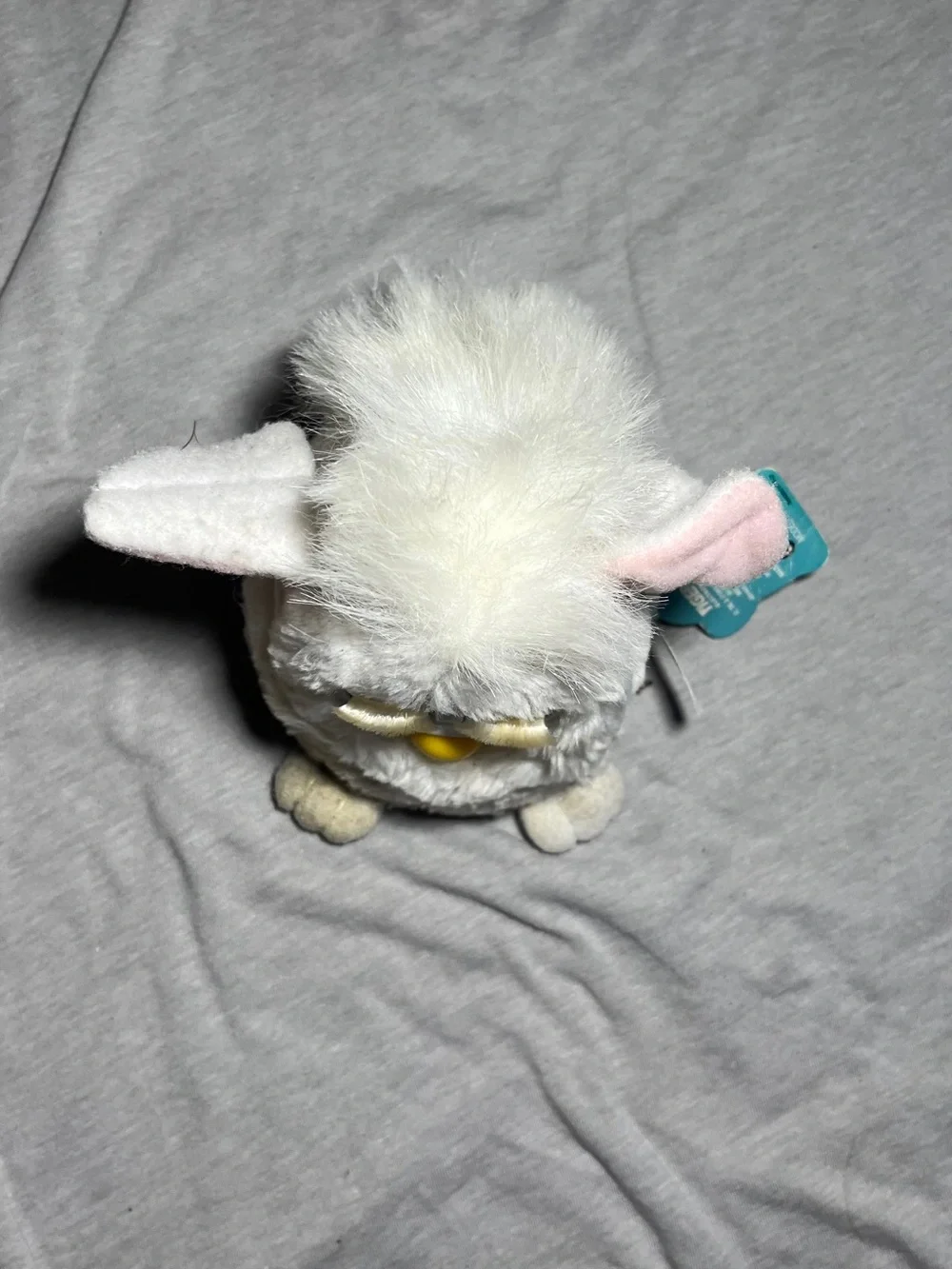 White Interactive Plush Pet Toy - Electronic Furby Baby.